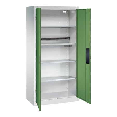 C+P Akkuladeschrank Acurado, 1950x930x500mm, 7035/6011