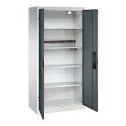 C+P Akkuladeschrank Acurado, 1950x930x500mm, 7035/7016