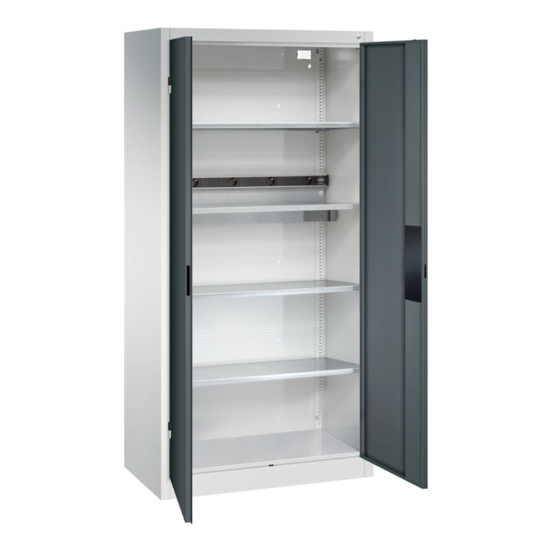 C+P Akkuladeschrank Acurado, 1950x930x500mm, 7035/7016