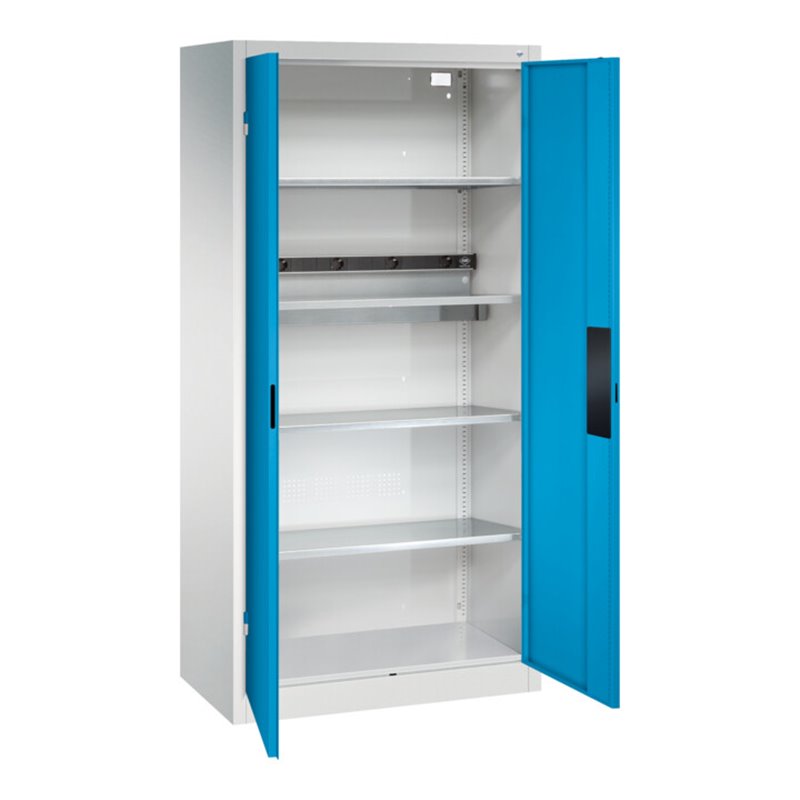 C+P Akkuladeschrank Acurado, 1950x930x500mm, 7035/5012