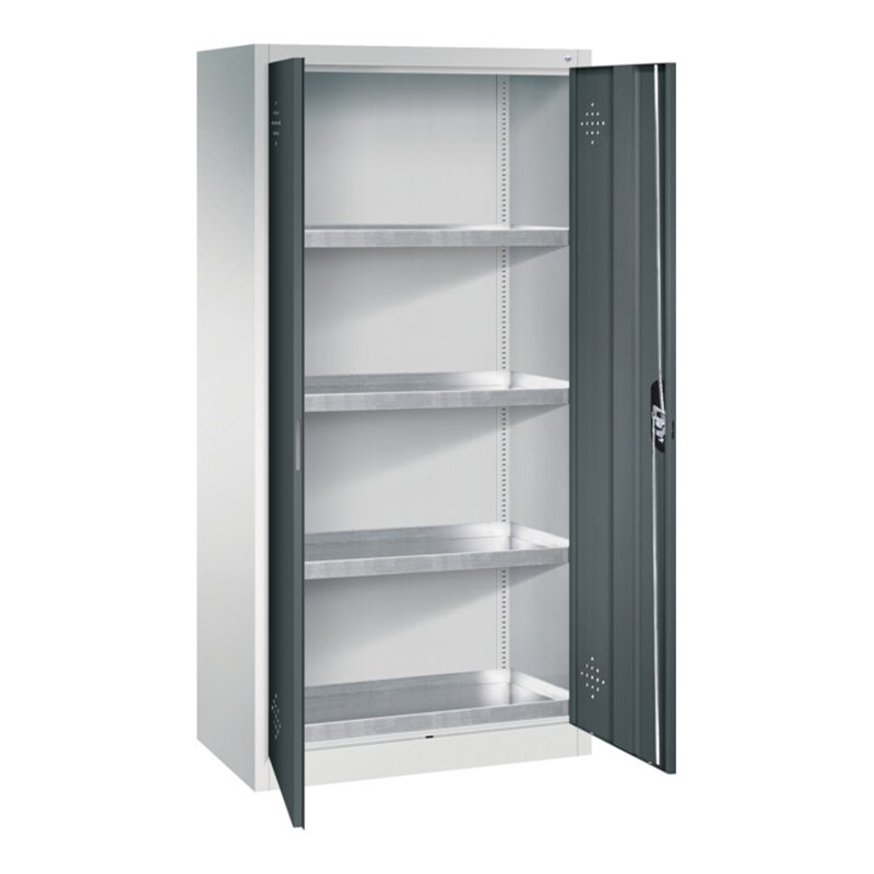 C+P Umweltschrank Acurado, 1950x930x500mm, 7035/7016