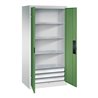 C+P Schwerlastschrank mit Schubladen Acurado, 1950x930x600mm, 7035/6011