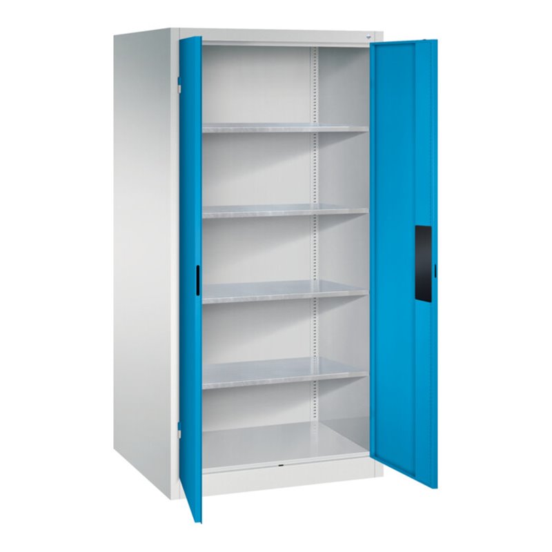 C+P Schwerlastschrank Acurado, 1950x930x800mm, 7035/5012