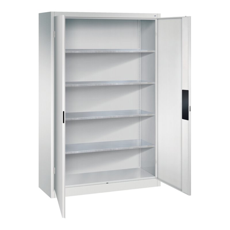 C+P Schwerlastschrank Acurado, 1950x1200x400mm, 7035/7035