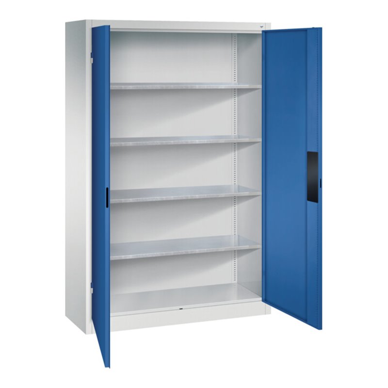 C+P Schwerlastschrank Acurado, 1950x1200x400mm, 7035/5010