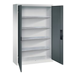 C+P Schwerlastschrank Acurado, 1950x1200x400mm, 7035/7016