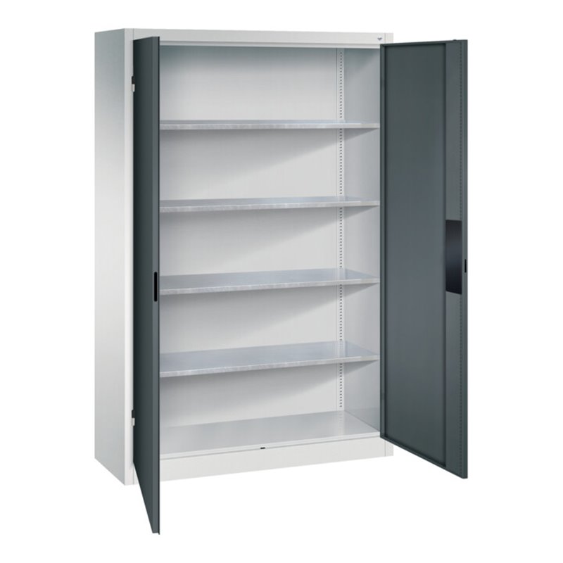 C+P Schwerlastschrank Acurado, 1950x1200x400mm, 7035/7016