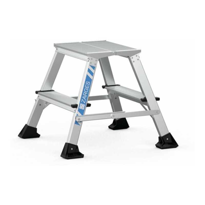 Zarges XLstep P - Podest schmal 2 x 2 Stufen