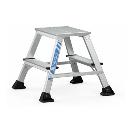 Zarges XLstep P - Podest schmal 2 x 2 Stufen