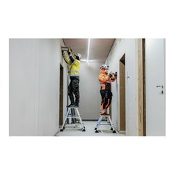 Zarges XLstep P - Podest schmal 2 x 2 Stufen