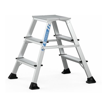 Zarges XLstep P - Podest schmal 2 x 3 Stufen