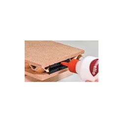 Lamello Verbindungssystem LC P-16x22, Set für Leichtbauplatten ohne Einsatz von Einleimern, 80 Stück, inkl. Clamex P-14