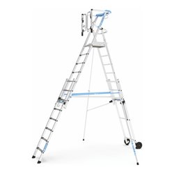 Zarges ZAP Masterflex Plus S - Teleskop-Plattformleiter 12 Stufen