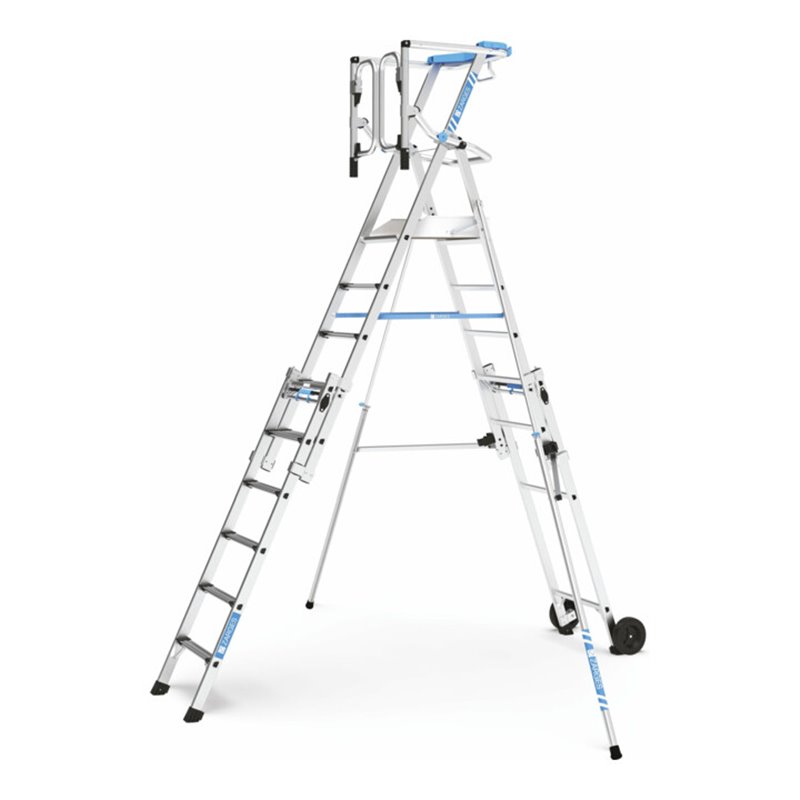 Zarges ZAP Masterflex Plus S - Teleskop-Plattformleiter 9 Stufen