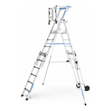 Zarges ZAP Masterflex Plus S - Teleskop-Plattformleiter 9 Stufen