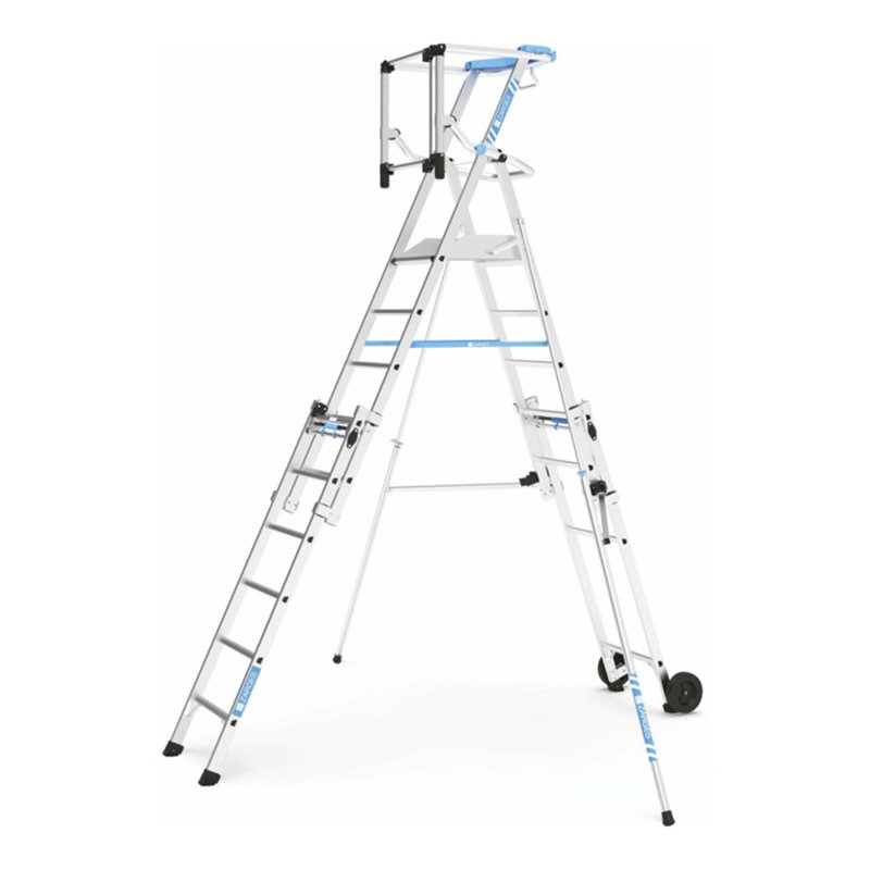 Zarges ZAP Masterflex S - Teleskop-Plattformleiter 9 Stufen