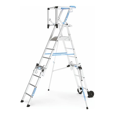 Zarges ZAP Masterflex S - Teleskop-Plattformleiter 7 Stufen