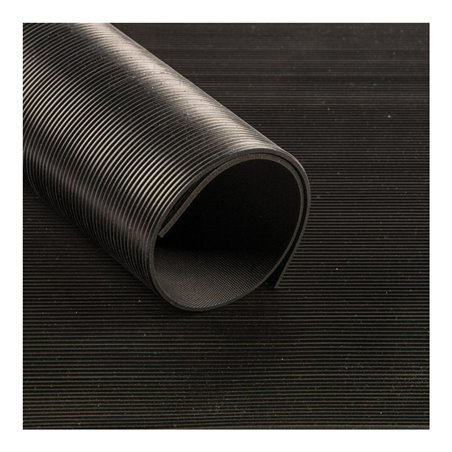 Feinriefenmatte SBR, schwarz 3mm 1200mm 10m