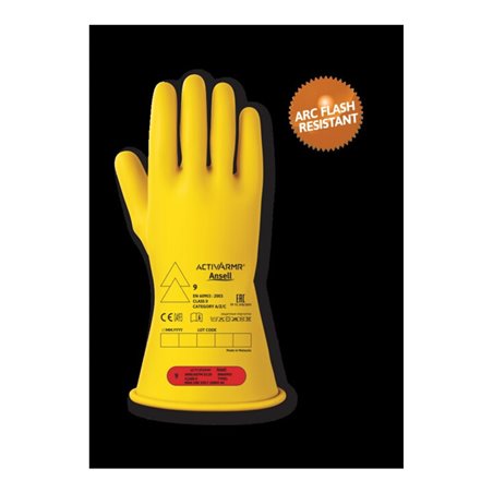 Isolierhandsch. ActivArmr Kat.III, gelb/gelb RIG014Y, Gr. 10 Ansell