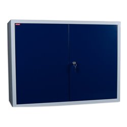 STIER Wandschrank, sichere & platzsparende Aufbewahrung, blau