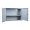 STIER Wandschrank, sichere & platzsparende Aufbewahrung, grau