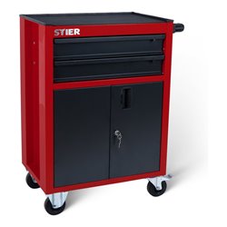 STIER Werkstattwagen Basic Kompakt, leer, mit Kunststoffabdeckung