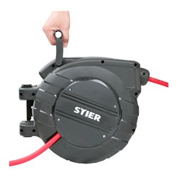 STIER Schlauchtrommel Auto-Stopp 15m