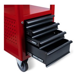 STIER Fahrbare Werkbank Open Space, 11 Schubladen