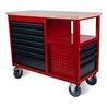 STIER Fahrbare Werkbank Open Space, 11 Schubladen