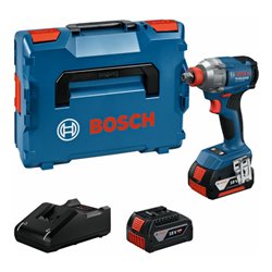 Bosch Akku-Drehschlagschrauber GDX 18V-285 mit 2 x Akku GBA 18V 4.0Ah