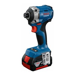 Bosch Akku-Drehschlagschrauber GDR 18V-215 mit 2 x Akku GBA 18V 4.0Ah, L-BOXX 136