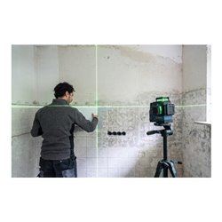 Bosch Linienlaser GLL 12V-100-33 CG mit 1 x Akku GBA 12V 2.0Ah in L-BOXX