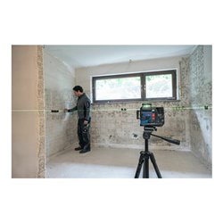 Bosch Linienlaser GLL 12V-100-33 CG mit 1 x Akku GBA 12V 2.0Ah in L-BOXX