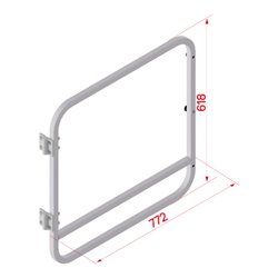 Hymer Durchgangssperre ohne Fußleiste, Breite 0,77 m