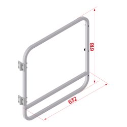 Hymer Durchgangssperre ohne Fußleiste, Breite 0,63 m
