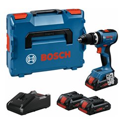 Bosch Akku-Schlagbohrschauber GSB 18V-65 mit 2 x Akku ProCORE18V 4.0Ah, L-BOXX 136