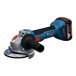 Bosch Akku-Winkelschleifer GWS 18V-8, 2 x Akku GBA 18V 5.0Ah mit L-BOXX 136