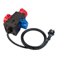BENNING Messadapter 3-fach CEE-Schuko