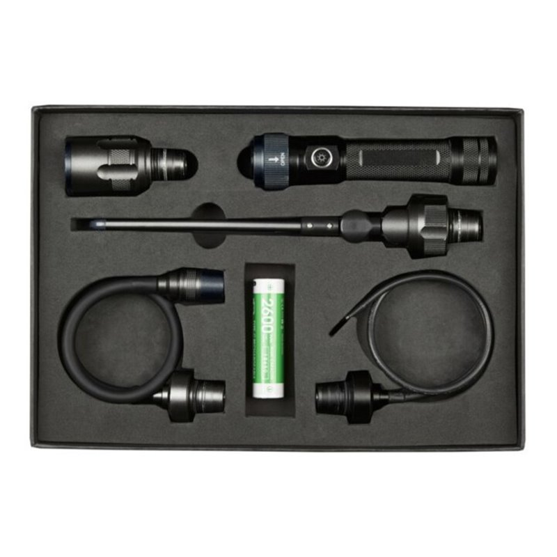 Arbeitslampen Satz mit 2 Akkus Multi Light LED mit verschiedene Adapter 2 x Akku