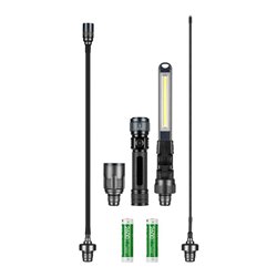 Arbeitslampen Satz mit 2 Akkus Multi Light LED mit verschiedene Adapter 2 x Akku