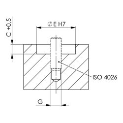 AMF Adaptermatte Gummi 400x400x4