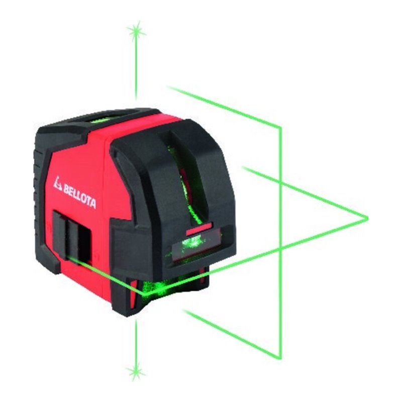 bellota Laser 20m 2 Achs + Punkt, grün, Koffer und Halter