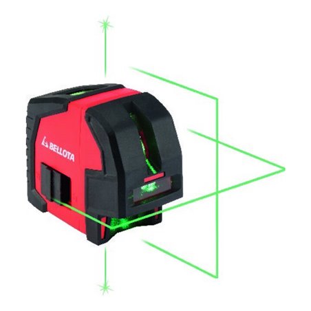 bellota Laser 20m 2 Achs + Punkt, grün, Koffer und Halter
