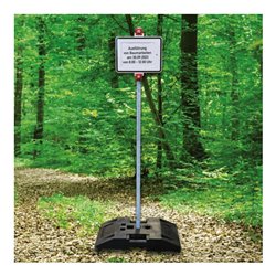 adco WZZ.450, 450x600mm einseitig weiß RA2 Einschub für DIN A3