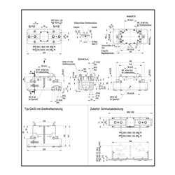 RÖHM Pneumatischer Parallelgreifer RPP- LA130x70 4xM8 KH25 BH25
