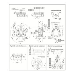 RÖHM Pneumatischer Zentrischgreifer RZP LKR146 3xM8 KH17,8 BH16