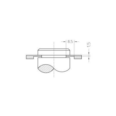Helios-Preisser Dig. Außensicherungsnuten messschieber 300 x90 mm