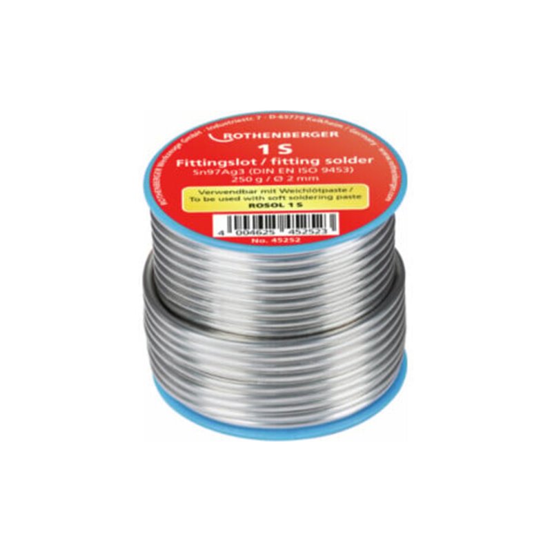 Rothenberger Fittingslot 1S, 2mm, 250g, Spule