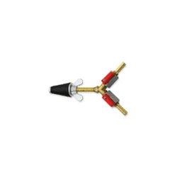 Rothenberger Gasprüfstopfen,kon.,Gr.1,1/2'-1', 2xHahn