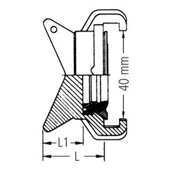 GEKA® plus-Blindkupplung KS